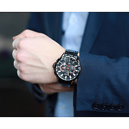 Наручні годинники чоловічі Curren Bastion Золотий (2613)