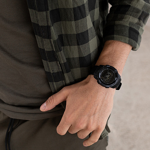 Наручні годинники чоловічі North Edge MARS Pro Black 5BAR Чорний (2666)