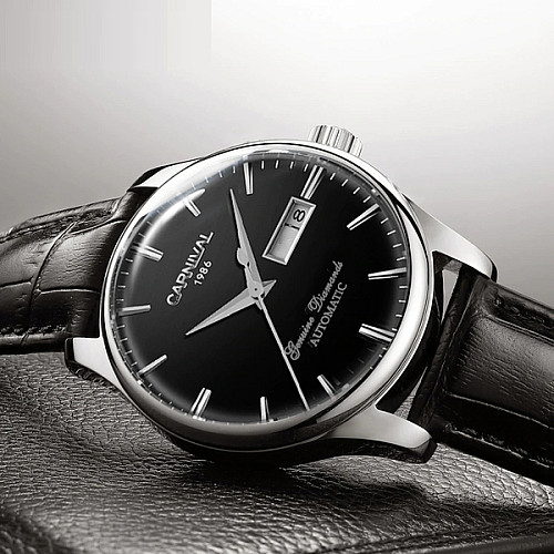 Наручні годинники чоловічі Carnival Flagman Сріблястий (2752)