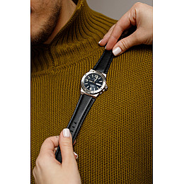 Наручні годинники чоловічі Carnival Submarine 5BAR Сріблястий (2760)