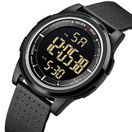 Наручні годинники чоловічі GOLDENHOUR Water Чорний (2815)