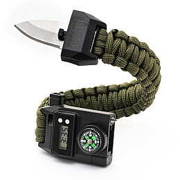 Наручні годинники чоловічі з компасом BESTA Band 6в1 Чорний (2888)