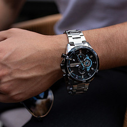 Наручні годинники чоловічі Curren Roberto Сріблястий (2890)