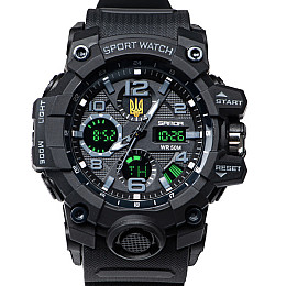 Наручные часы мужские Sanda Peremoga Черный (2938)