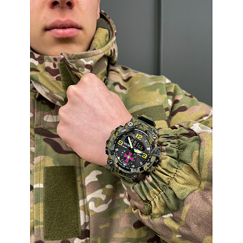 Наручные часы мужские BESTA Brave ЗСУ Милитари (2993)