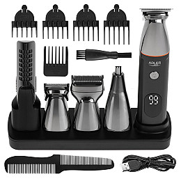 Набор для стрижки волос Adler AD 2946 5в1 Вlack