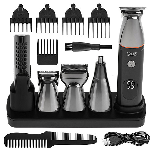 Набор для стрижки волос Adler AD 2946 5в1 Вlack