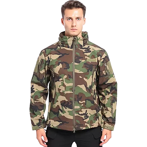 Тактична куртка Solve Woodland KT6000820 3XL Камуфляж (2413128441)