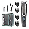 Беспроводная машинка для стрижки волос VGR V-105 триммер для усов и бороды с насадками 5в1 Черный (2104618351)