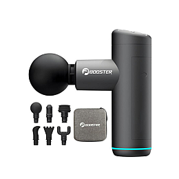 Массажный пистолет с кейсом Booster Mini X 2500mAh 6 насадок Черный (2430308397)