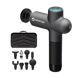 Массажер перкуссионный Booster Lightsaber 4000mah 8 насадок Черный (2430451836)