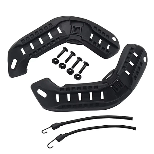 Кріплення рейкове на бронешолом No Brand Mich2000 195х65х25 мм Чорний (2431291728)