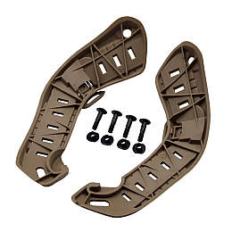 Кріплення ресльсове на бронешлем No Brand Mich2000 195х65х25 мм Койот (2431302124)