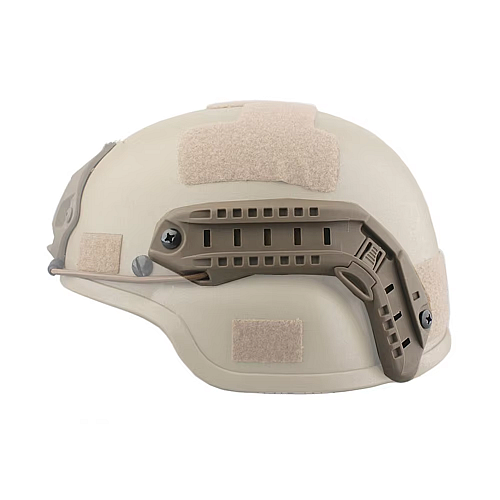 Кріплення ресльсове на бронешлем No Brand Mich2000 195х65х25 мм Койот (2431302124)