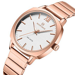Часы наручные женские NaviForce Rome Розовое золото