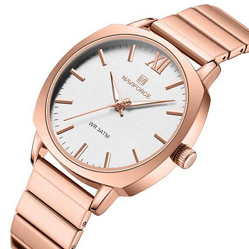 Часы наручные женские NaviForce Rome Розовое золото
