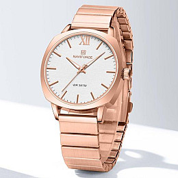 Часы наручные женские NaviForce Rome Розовое золото