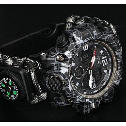 Часы наручные мужские BESTA Life Pro с компасом Серый