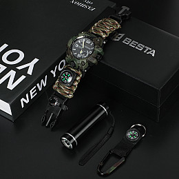 Подарковий набір BESTA Box Military Light з компасом Темно-зелений (3363)