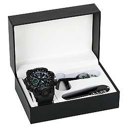 Подарковий набір BESTA Box Peremoga Set з компасом Чорний (3364)