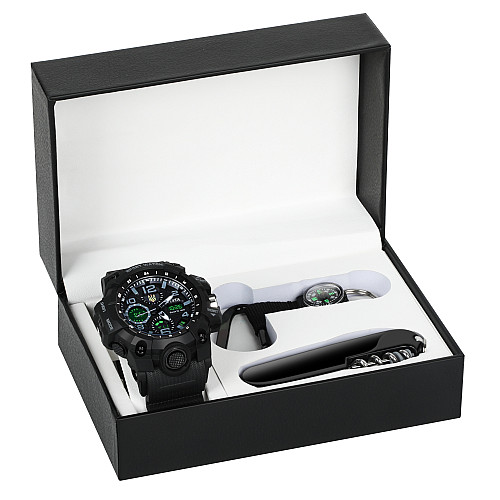 Подарковий набір BESTA Box Peremoga Set з компасом Чорний (3364)