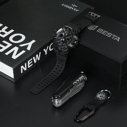 Подарковий набір BESTA Box Peremoga Set з компасом Чорний (3364)