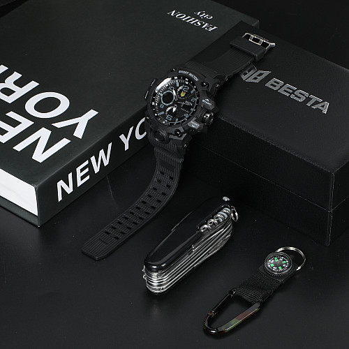 Подарковий набір BESTA Box Peremoga Set з компасом Чорний (3364)
