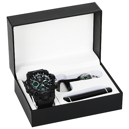 Подарковий набір BESTA Box Peremoga Light з компасом Чорний (3365)