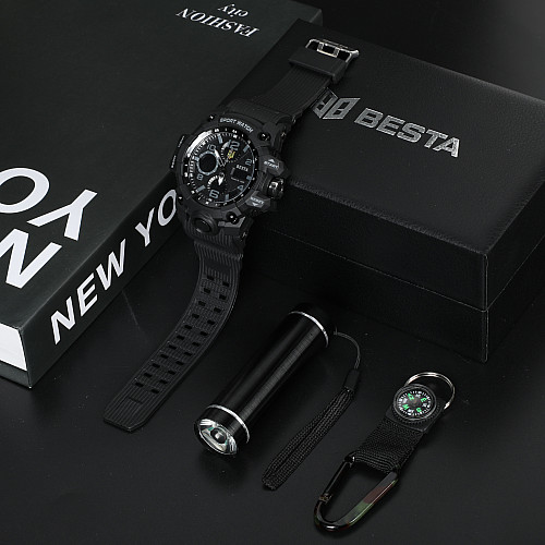 Подарковий набір BESTA Box Peremoga Light з компасом Чорний (3365)