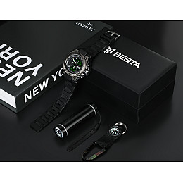 Подарковий набір BESTA Box Tattoo ЗСУ Light з компасом Чорний (3367)