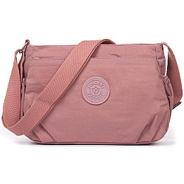 Женская сумка на плечо JIELSHI LANH6 28х17х11 см Розовый (2446166802)