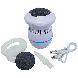 Пемза электрическая для ног No Brand Pedi Vac USB Белый (2104618370)