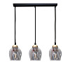 Светильник підвісний MSK Electric Enigma на планці під три лампи Е27 PL 2024-3 BK Чорно-бронзовий (619262)