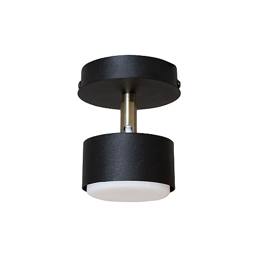 Светильник потолочный MSK Electric Copter с поворотным плафоном под лампу GX53 NL 80405-1 BK Черный (619313)