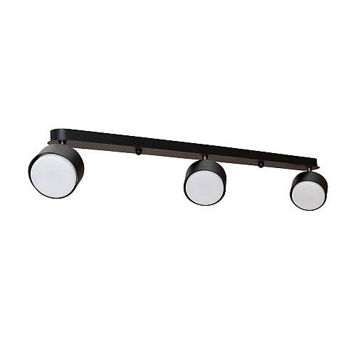 Светильник потолочный MSK Electric Copter спот с тремя поворотными плафонами GX53 NL 80405-3 BK Черный (619512)