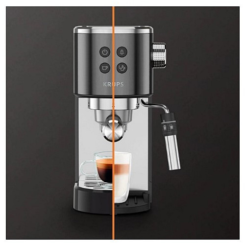 Кофеварка эспрессо Krups XP444G10 1 л Черный (6952971)