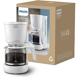 Кавоварка крапельна Philips HD7411/00 1.38 л Білий (7046664)