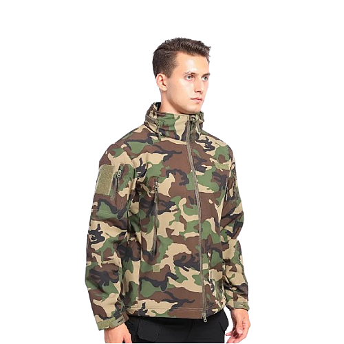 Тактична куртка Solve Woodland KT6000820 L Камуфляж (2360183368)