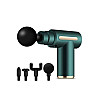 Мышечный ударный массажер Fascial GUN JY-760 4 насадки Зеленый 30151367А