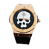 Мужские наручные часы Hublot с черепом 45 мм Золотой (2104618465)