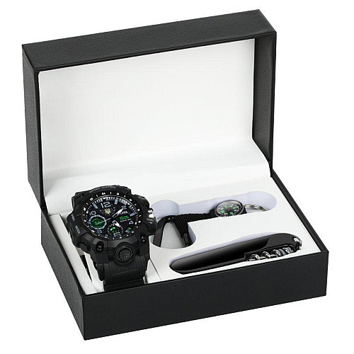 Часы мужские наручные с компасом BESTA Box Peremoga Set Черный (2446136759)