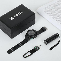 Часы мужские наручные с компасом BESTA Box Peremoga Light Черный (2446919030)