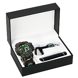 Часы мужские наручные с компасом BESTA Box Military Light Камуфляж (2446957429)