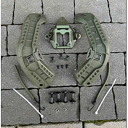 Кріплення рейкове GoPro NVG Mich2000 19.5x6.5 см Оливковий (2457110458)