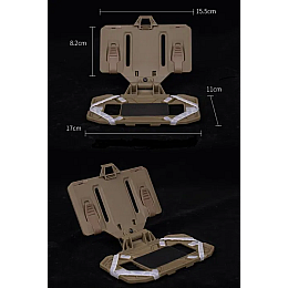 Держатель для телефону на плитоноску No Brand 17.15x1.75x8.89 см Койот (2458461090)