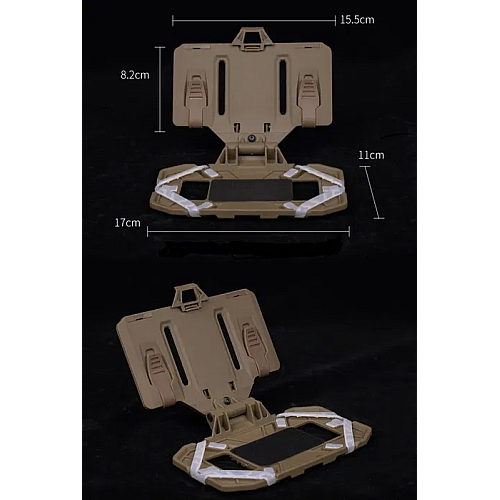 Держатель для телефону на плитоноску No Brand 17.15x1.75x8.89 см Койот (2458461090)