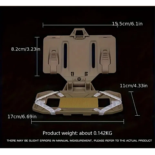 Держатель для телефону на плитоноску No Brand 17.15x1.75x8.89 см Койот (2458461090)