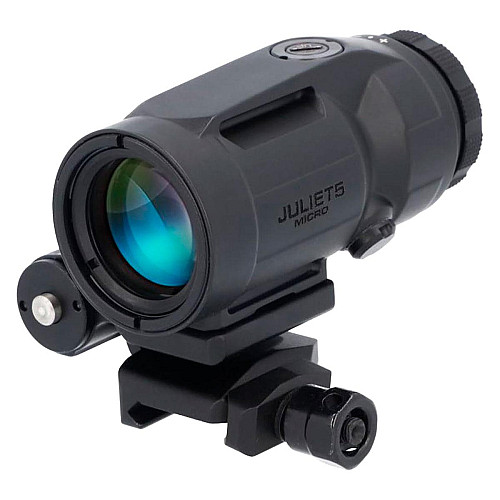 Увеличувач Sig Sauer Optics 5Х Juliet5-Micro 5X24mm з кріпленням на кнопці з прокладками Чорний (2475539008)