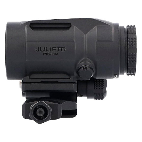 Увеличувач Sig Sauer Optics 5Х Juliet5-Micro 5X24mm з кріпленням на кнопці з прокладками Чорний (2475539008)
