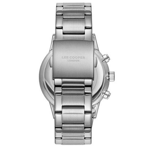 Часи чоловічі водостійкі наручні Lee Cooper Plane Сріблястий (2493761009)